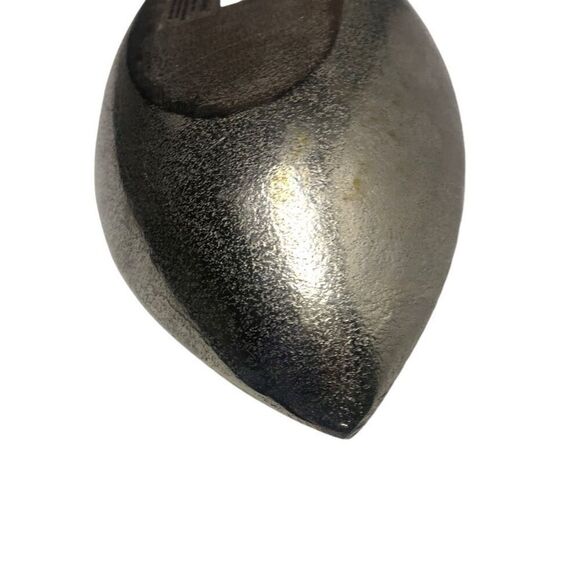 Simply Designz Silver Tone Bark Like Design Long Serving Tray Dish Home Decor - Picture 11 of 13